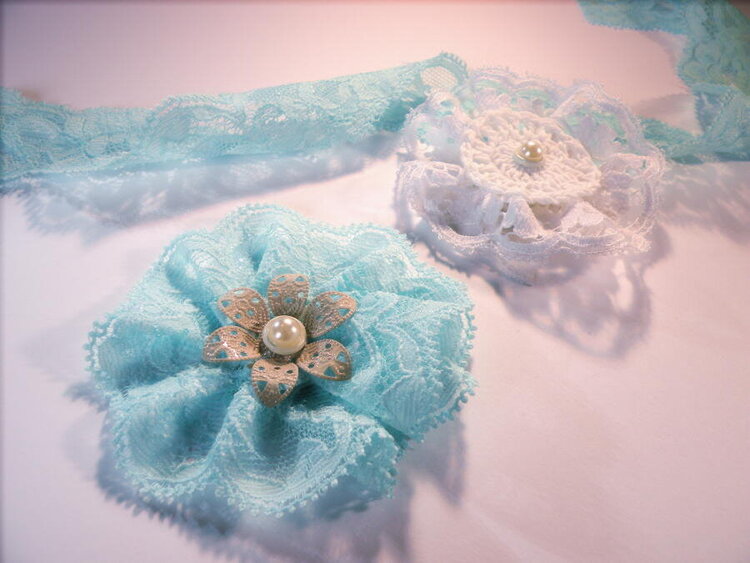 Vintage lace flowers and how to make them