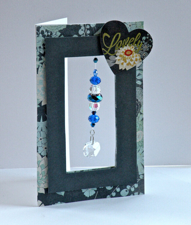 Framed Window Sun Catcher Card