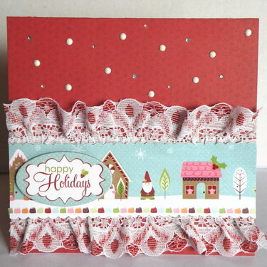 Imaginisce Cottage Christmas Card