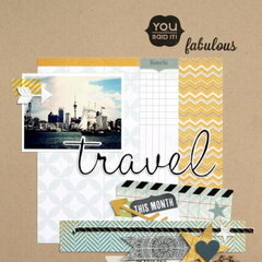 Travel Fabulous  *Pink Paislee*