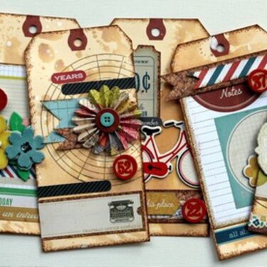Travel Theme Tags  *Crate Paper*