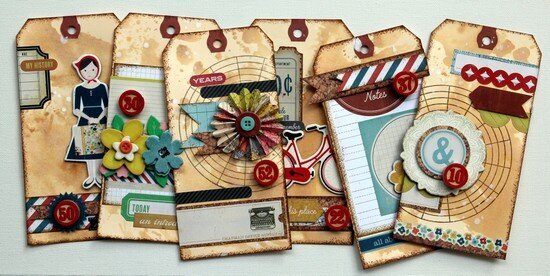 Travel Theme Tags  *Crate Paper*