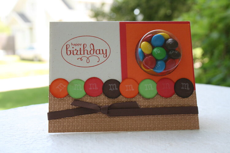 Happy Birthday--M&amp;Ms