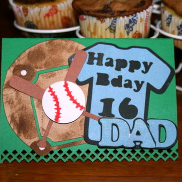 Happy Birthday Baseball Card
