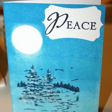 Brayer Card: Peace (holiday card)