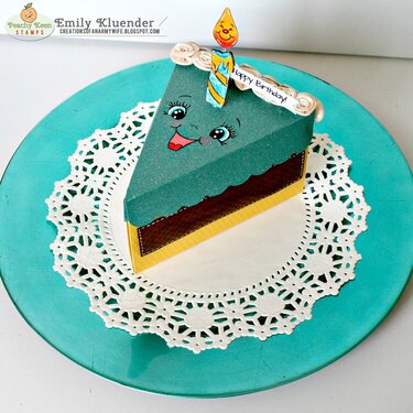 Happy Birthday: Cake Favor Box