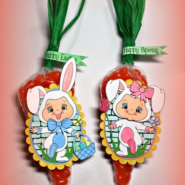 Easter Carrot Treat Bags