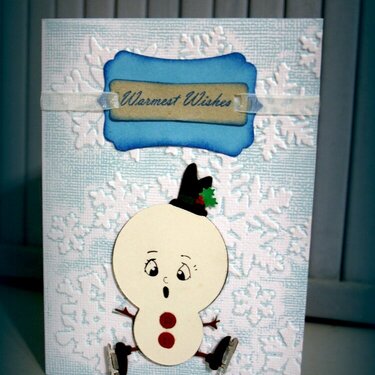 Warmest wishes/Thank you card
