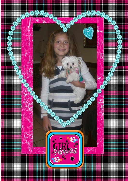 Lauren with her new Puppy Carly
