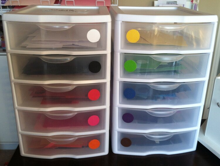 Scrap paper storage