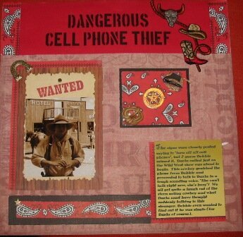 Dangerous Cell Phone Thief
