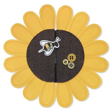 Sunflower Folding Card