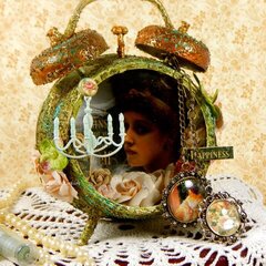 Altered Clock ~ Scraps of Elegance March Kit