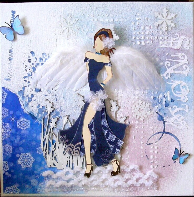 Snow Angel ~ Scrap That! January Kit Reveal ~ Flakes of Snow