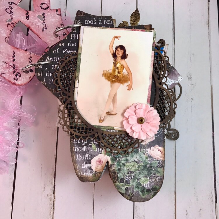 Ballet mini album ~ Creative Embellishments