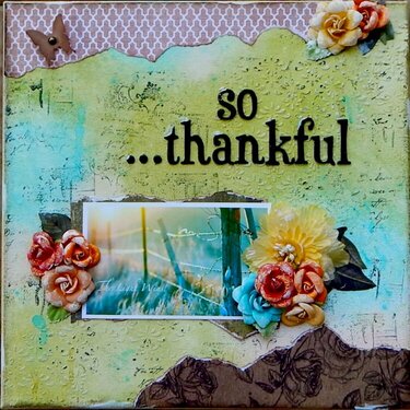 So thankful ~ My Creative Scrapbook Nov Limited Edition Kit