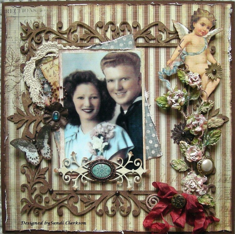 Wedding Day ~ CT work using the Feb Kit of the Month at Flying Unicorn