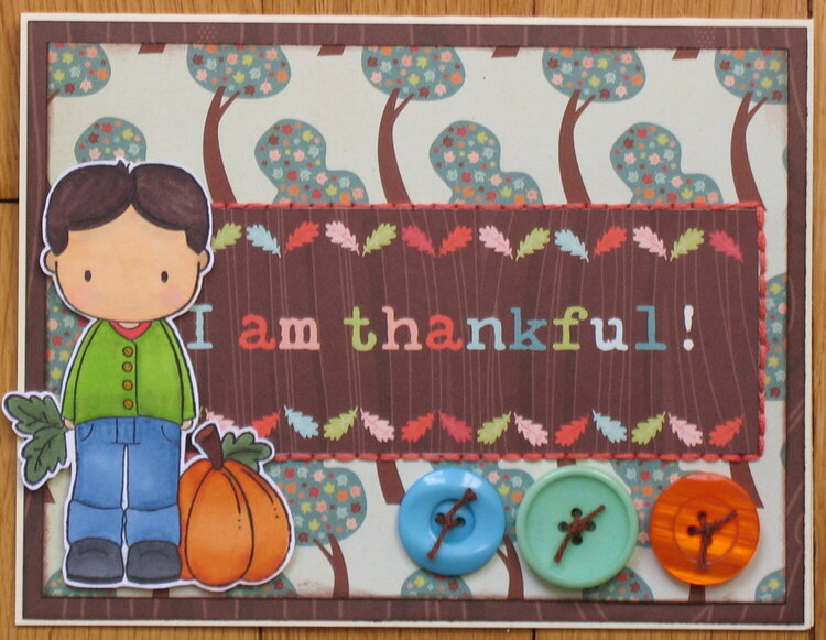 I am thankful!