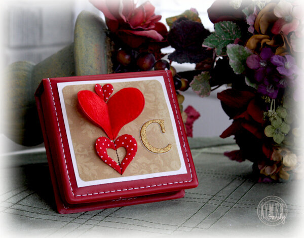 Altered Love Note Gift Box
