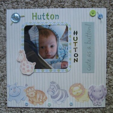 Hutton, Hutton, Cute as a button