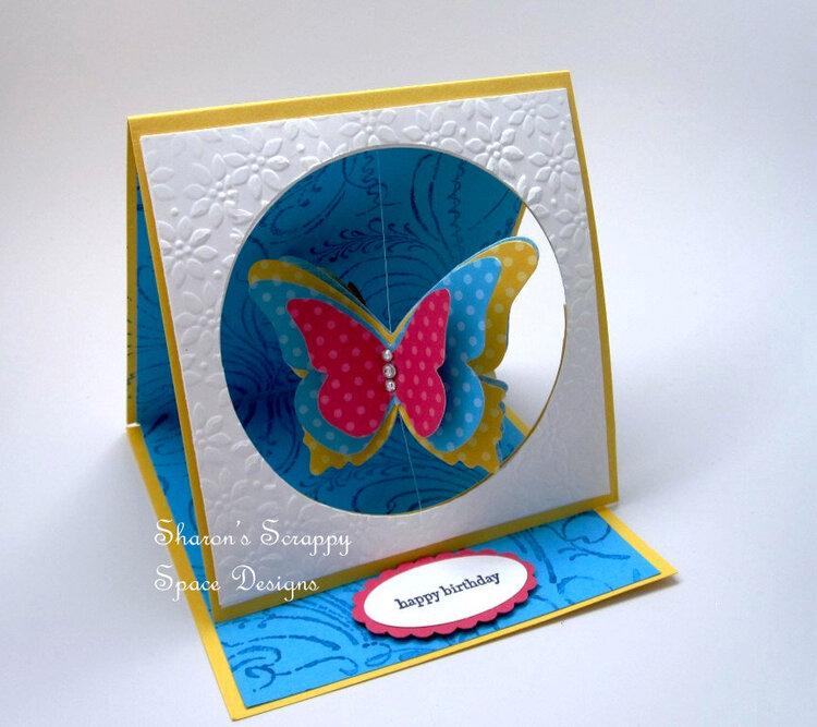 Butterfly Spinner Card