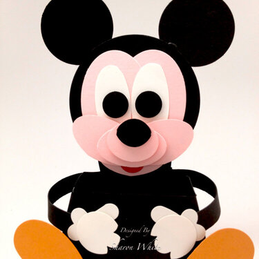 Micky Mouse Punch Art Treat Holder