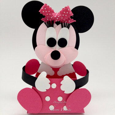 Minnie Mouse Punch Art Treat Holder