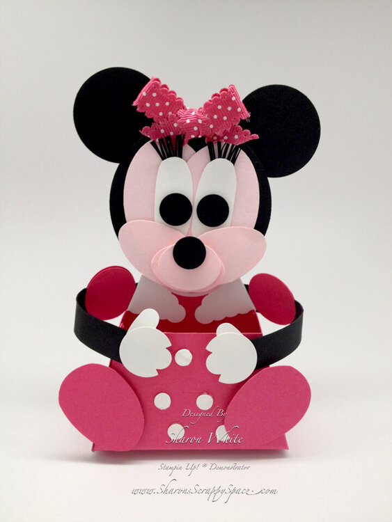 Minnie Mouse Punch Art Treat Holder