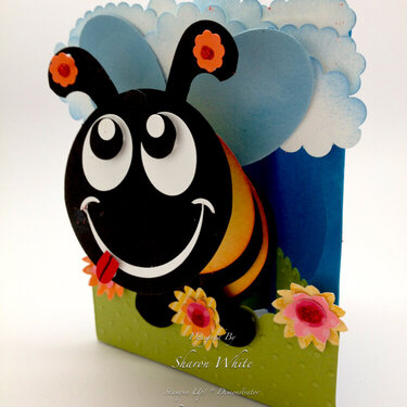3D Honey Bee Pop Up Card