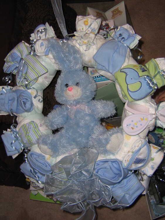 Diaper Wreath