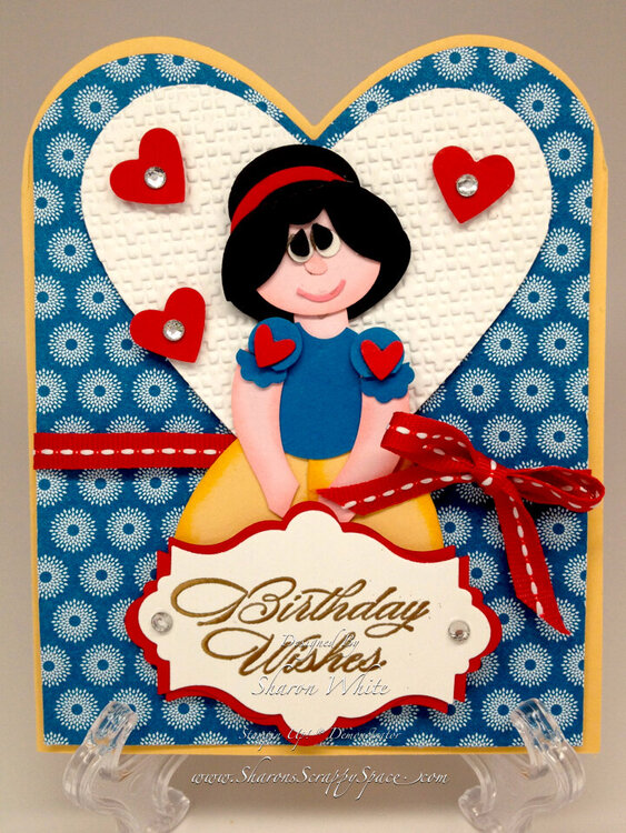Snow White Punch Art Card