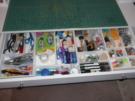My main drawer that is right under my work station area.