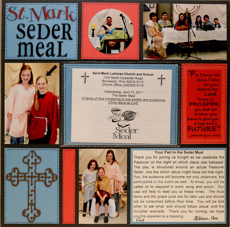 2011-04-13 St. Mark Seder Meal