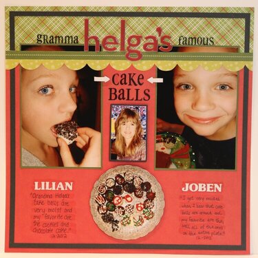 Gramma Helga&#039;s Famous Cake Balls