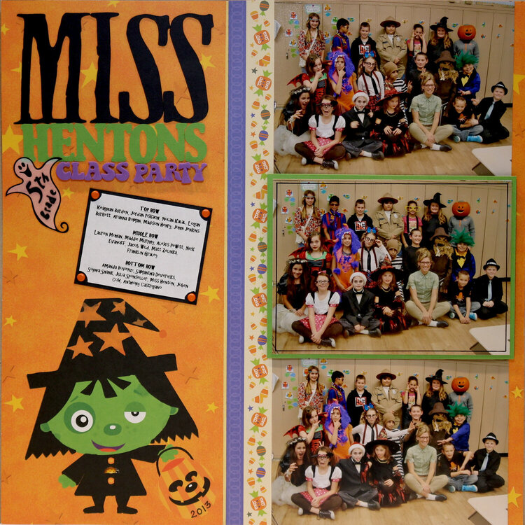 2013-10 Miss Henton&#039;s Class Party
