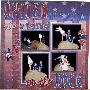 UNITED we stand ... on the ROCK
