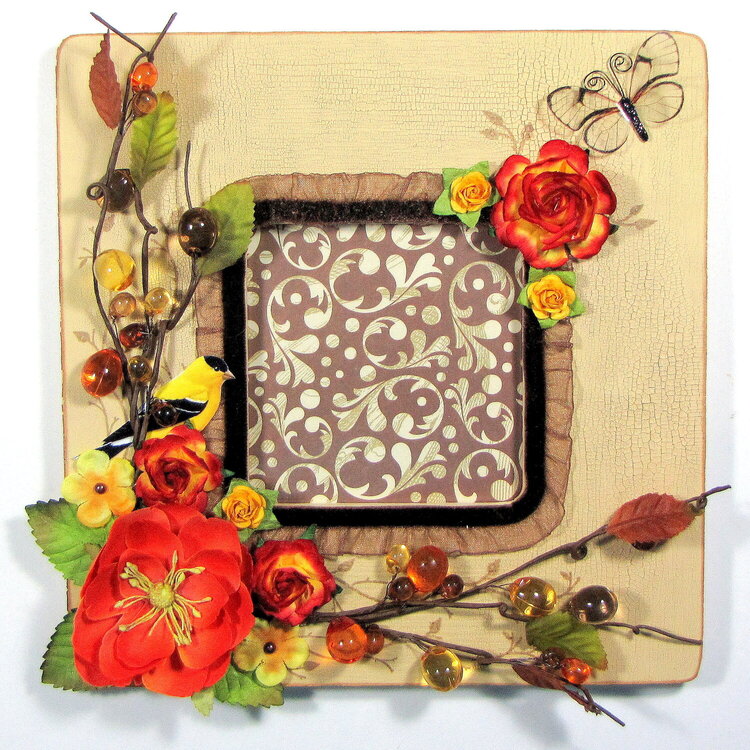 Altered Picture Frame Autumn Breeze