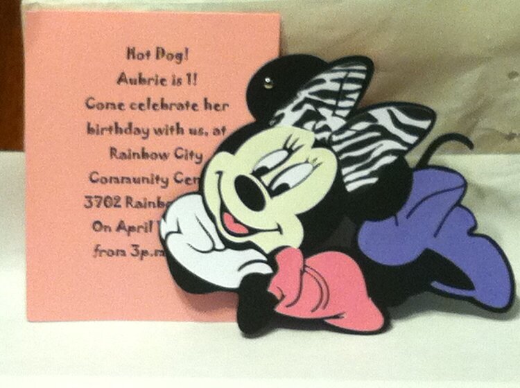 Minnie Mouse Invitations