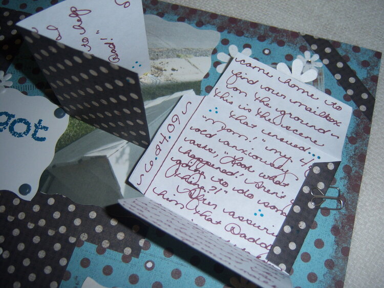 inside the envelope and card