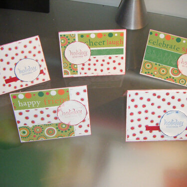 2009 Christmas Cards (Red and Green set)