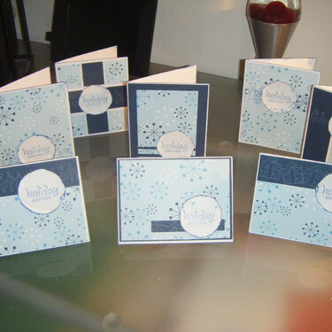 2009 Christmas Cards (blue set)