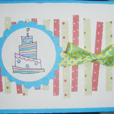 Funky Cake Card