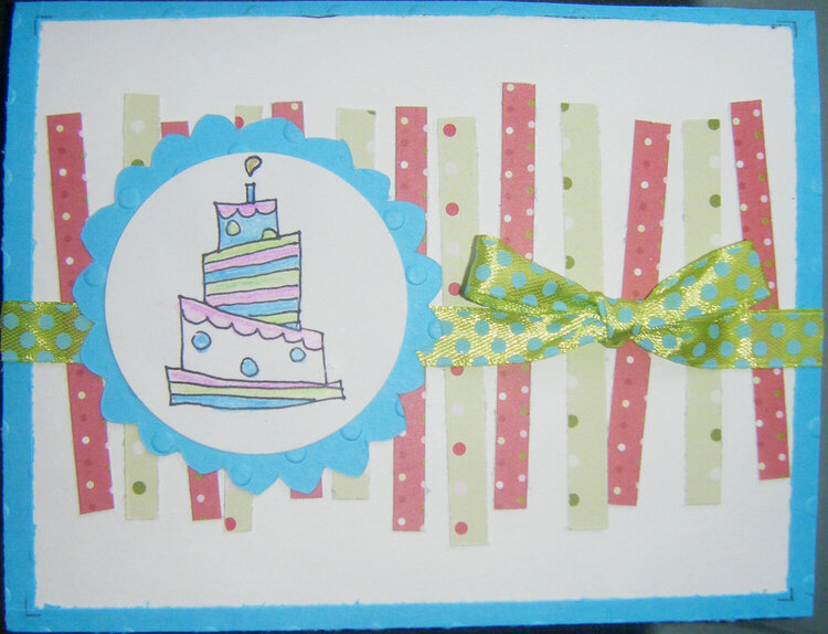 Funky Cake Card