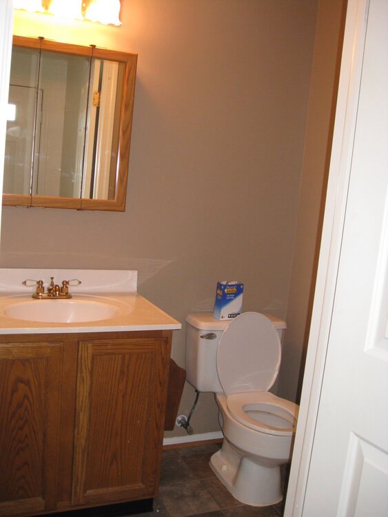 Powder room - After painting