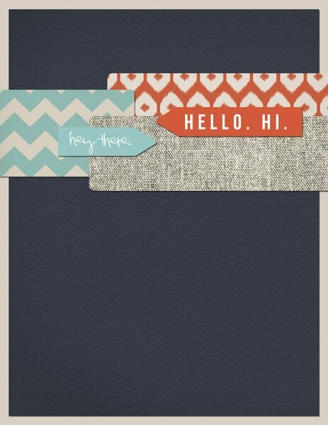 Hello.  Hi.  - digital card