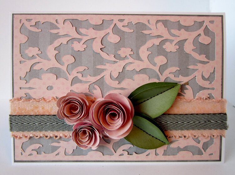 Pink and Grey any occasion card *My Little Shoebox*