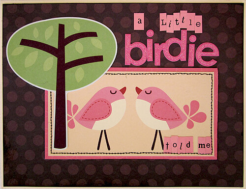 a little birdie *My Little Shoebox*