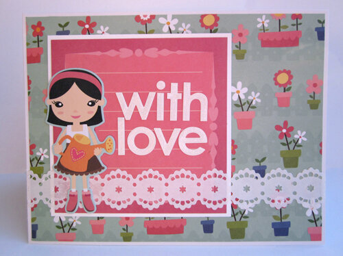 With Love card *My Little Shoebox*