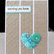 Embossed card - Sending you love