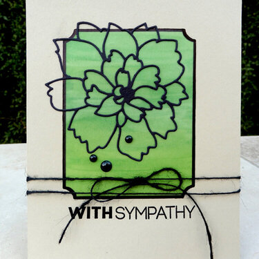 sympathy card